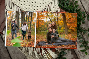 Beautiful Fall Family Portrait Albums,Printed Products